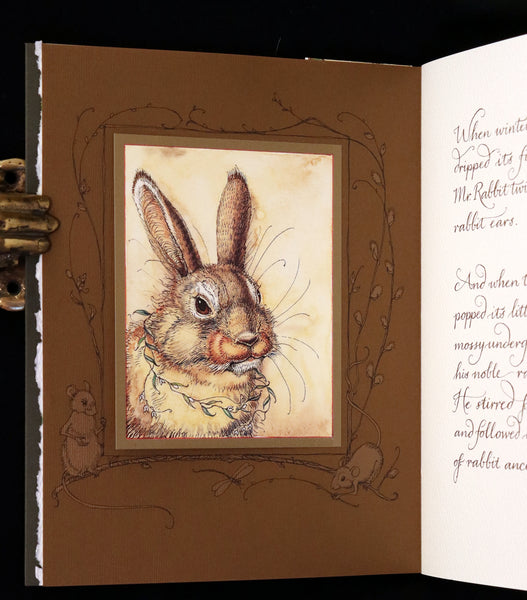 2008 Rare Edition - Mr. Rabbit's Symphony of Nature by Charles van Sandwyk. With “frolicking frogs” bookmark.