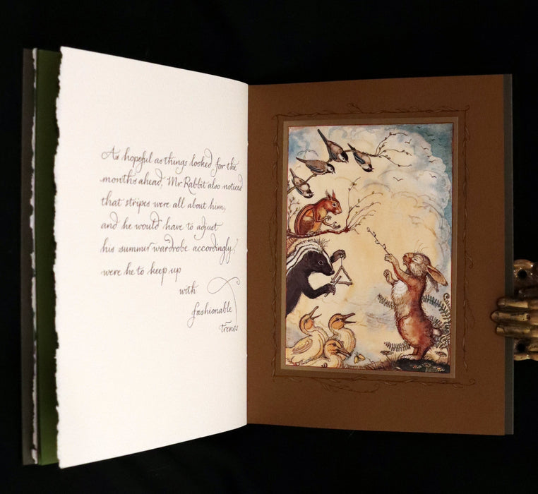 2008 Rare Edition - Mr. Rabbit's Symphony of Nature by Charles van Sandwyk. With “frolicking frogs” bookmark.