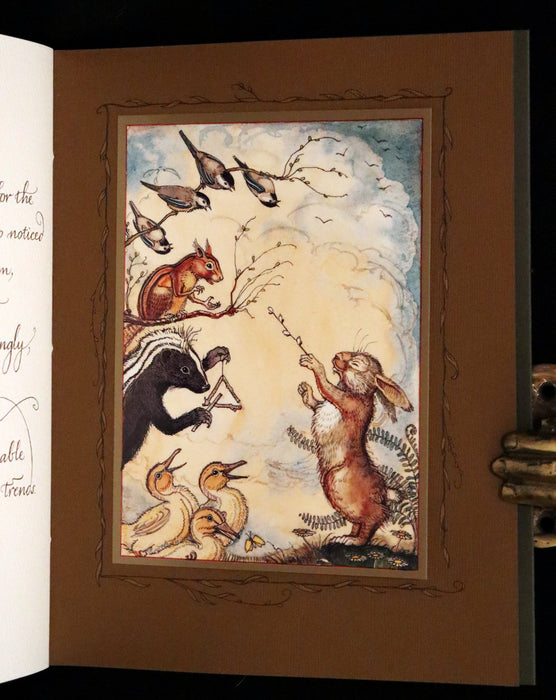 2008 Rare Edition - Mr. Rabbit's Symphony of Nature by Charles van Sandwyk. With “frolicking frogs” bookmark.