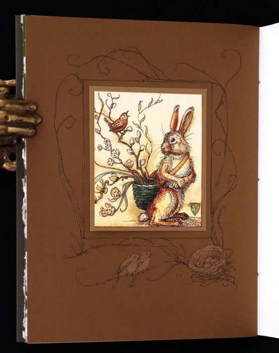 2008 Rare Edition - Mr. Rabbit's Symphony of Nature by Charles van Sandwyk. With “frolicking frogs” bookmark.