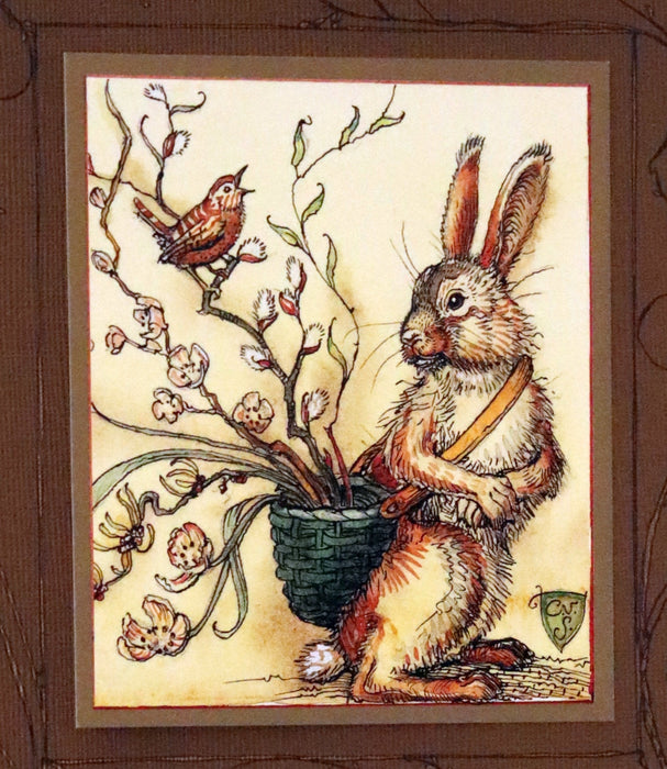 2008 Rare Edition - Mr. Rabbit's Symphony of Nature by Charles van Sandwyk. With “frolicking frogs” bookmark.