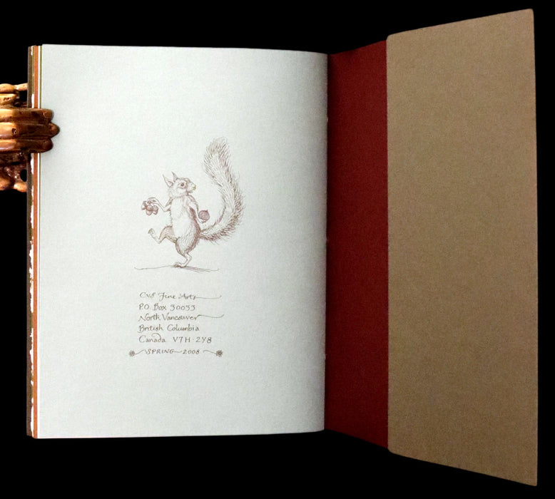 2008 Rare Edition - Mr. Rabbit's Symphony of Nature by Charles van Sandwyk. With “frolicking frogs” bookmark.