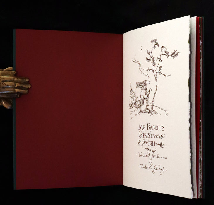 2007 Rare Edition - Mr. Rabbit's Christmas Wish Translated for Humans by Charles van Sandwyk.