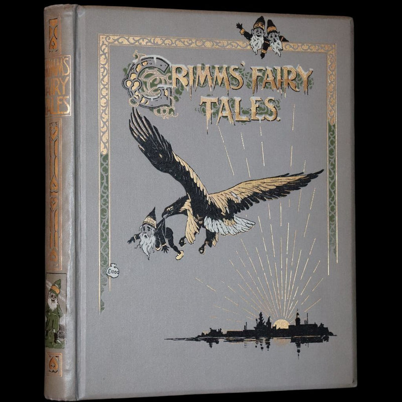 1890 Scarce Book - Grimm's FAIRY TALES. First Edition illustrated by Ada Dennis