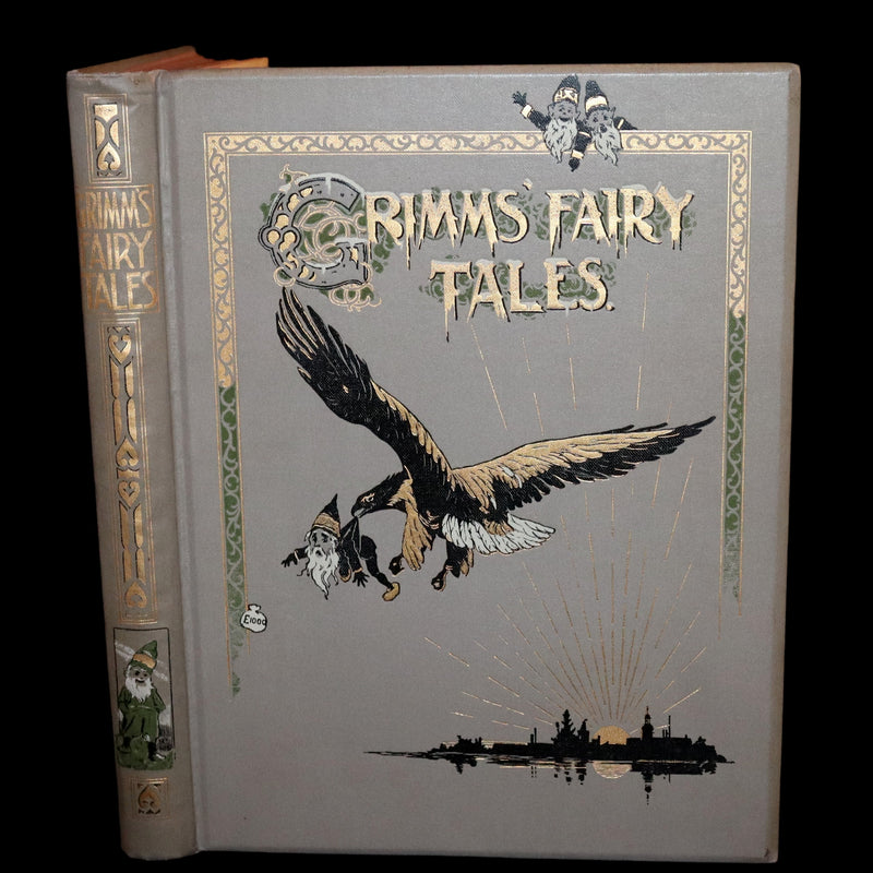 1890 Scarce Book - Grimm's FAIRY TALES. First Edition illustrated by Ada Dennis