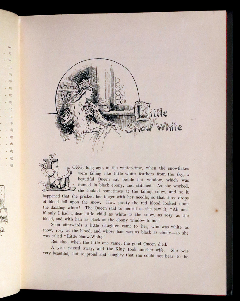 1890 Scarce Book - Grimm's FAIRY TALES. First Edition illustrated by Ada Dennis