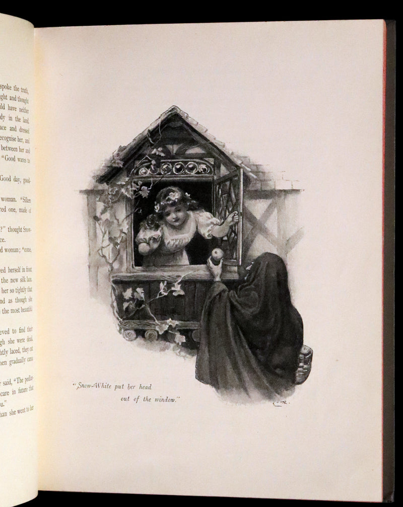 1890 Scarce Book - Grimm's FAIRY TALES. First Edition illustrated by Ada Dennis