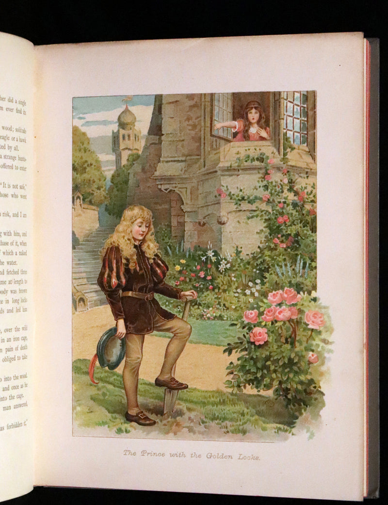 1890 Scarce Book - Grimm's FAIRY TALES. First Edition illustrated by Ada Dennis