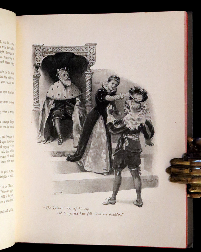 1890 Scarce Book - Grimm's FAIRY TALES. First Edition illustrated by Ada Dennis