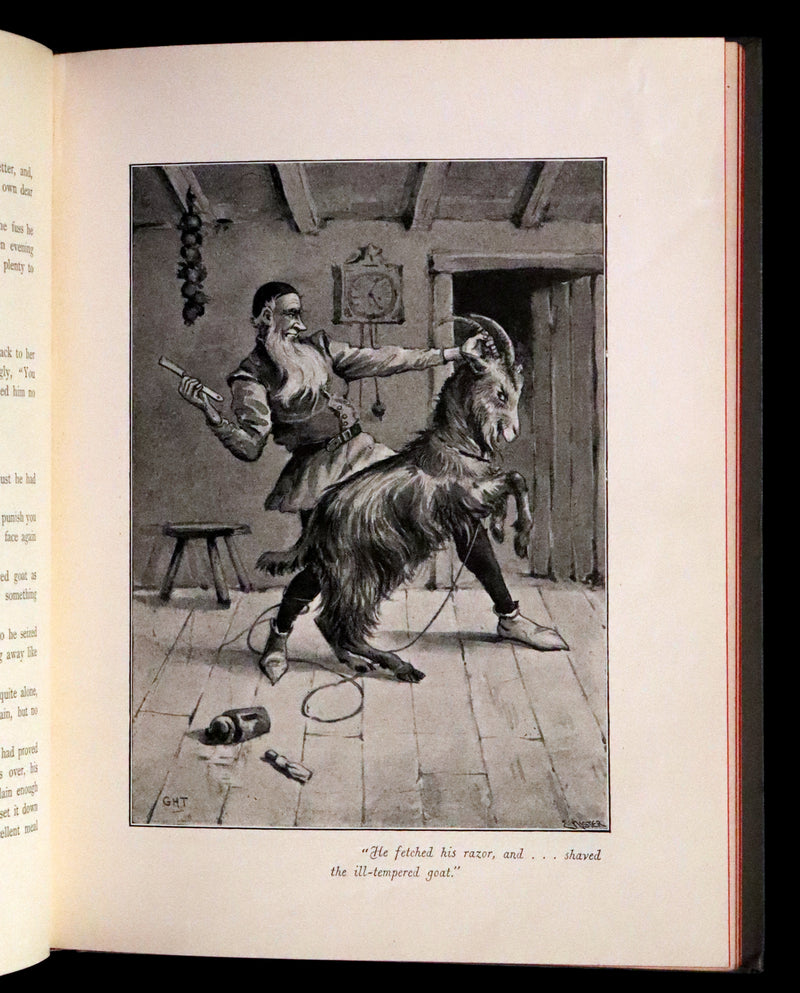 1890 Scarce Book - Grimm's FAIRY TALES. First Edition illustrated by Ada Dennis