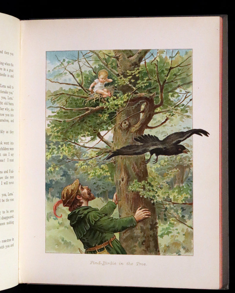 1890 Scarce Book - Grimm's FAIRY TALES. First Edition illustrated by Ada Dennis