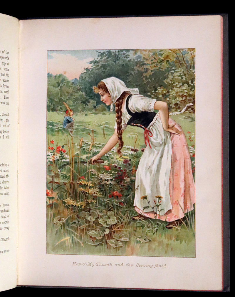 1890 Scarce Book - Grimm's FAIRY TALES. First Edition illustrated by Ada Dennis