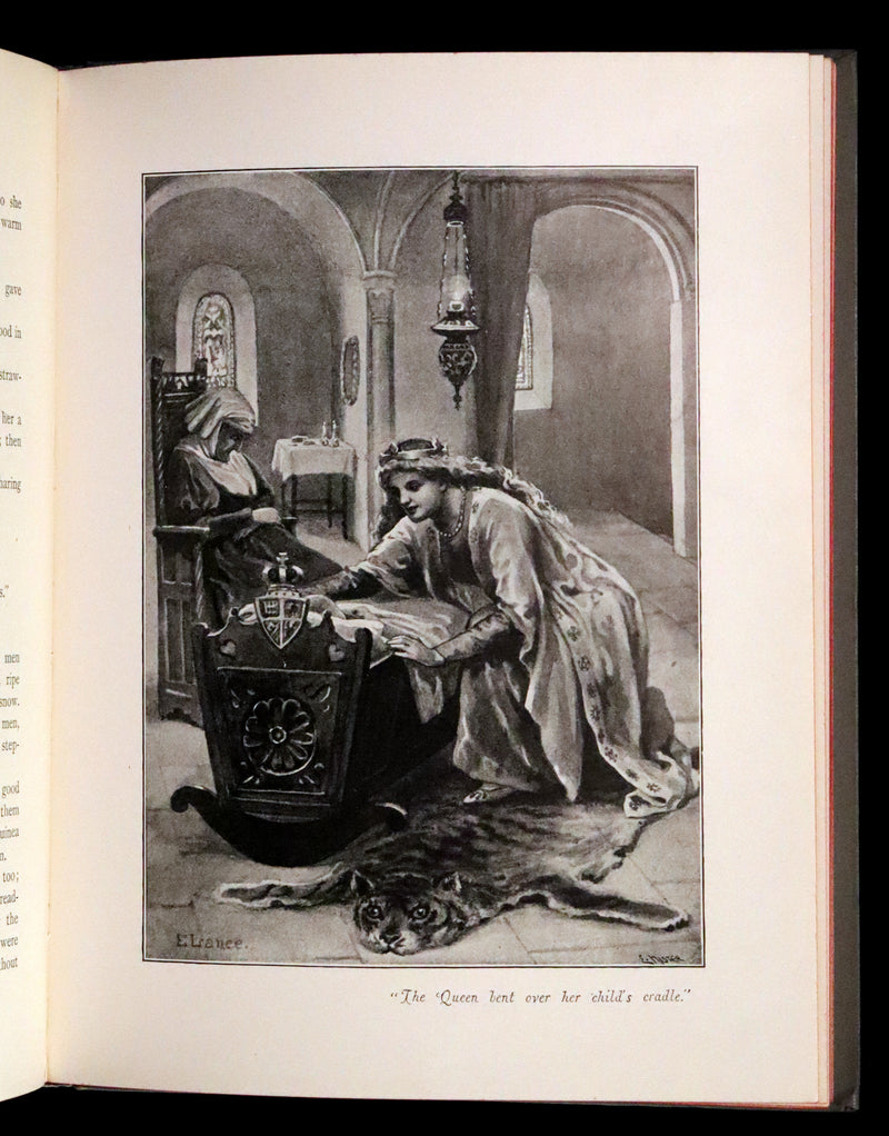 1890 Scarce Book - Grimm's FAIRY TALES. First Edition illustrated by Ada Dennis