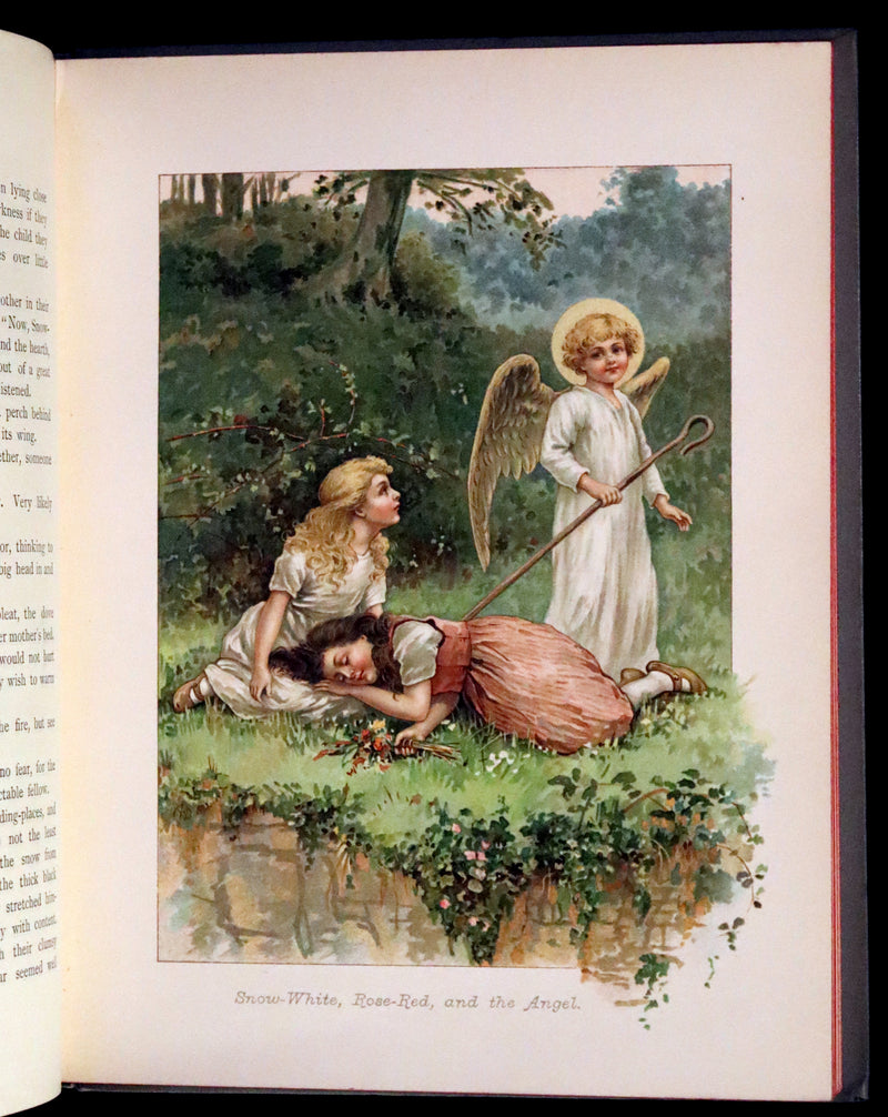 1890 Scarce Book - Grimm's FAIRY TALES. First Edition illustrated by Ada Dennis