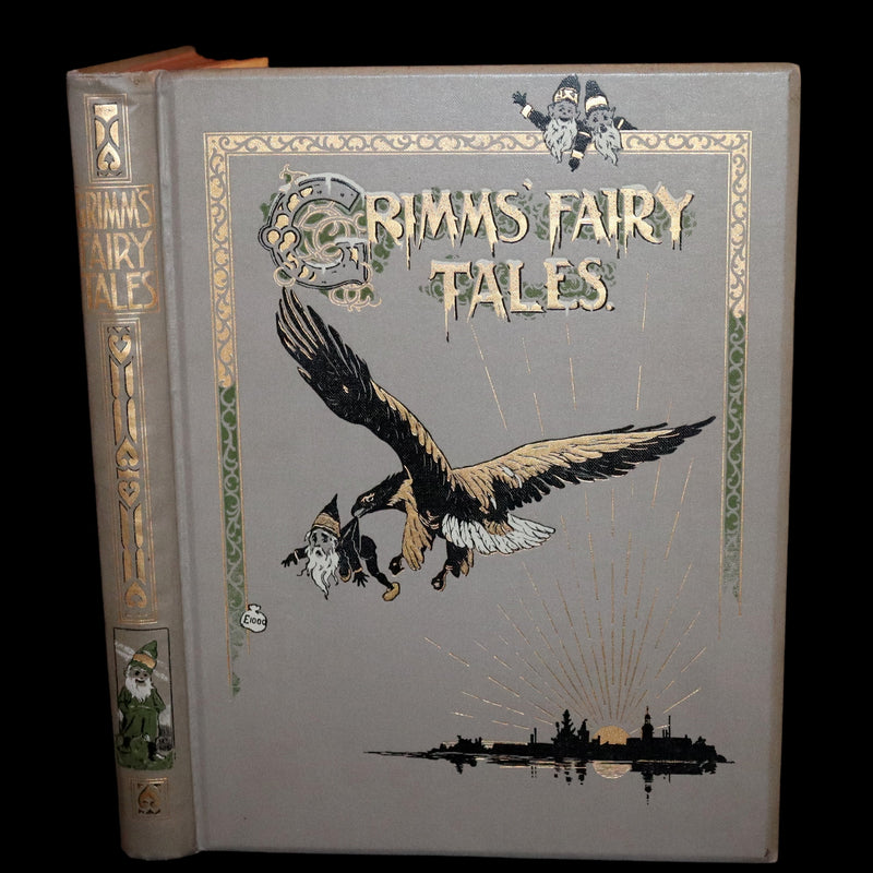 1890 Scarce Book - Grimm's FAIRY TALES. First Edition illustrated by Ada Dennis