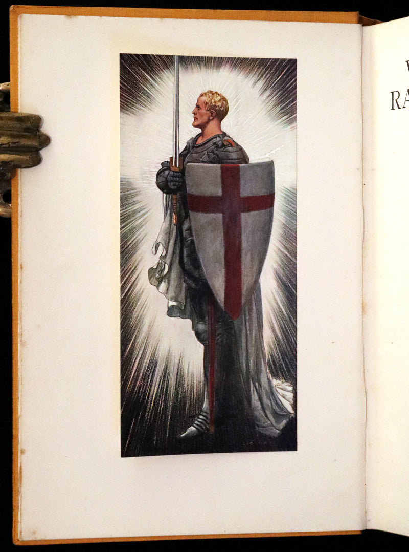 1925 Rare First Edition - Where the Rainbow Ends by Clifford Mills, illustrated by Leo Bates.