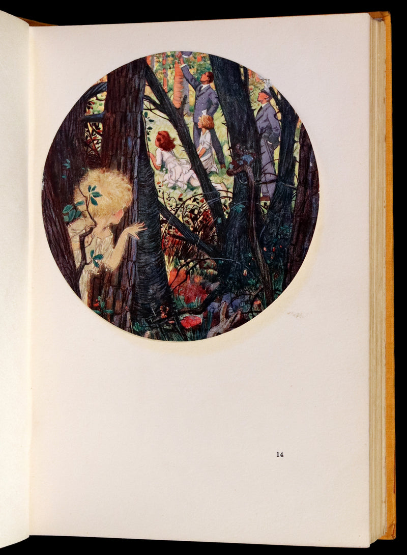 1925 Rare First Edition - Where the Rainbow Ends by Clifford Mills, illustrated by Leo Bates.