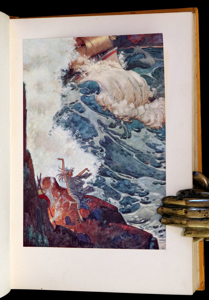 1925 Rare First Edition - Where the Rainbow Ends by Clifford Mills, illustrated by Leo Bates.