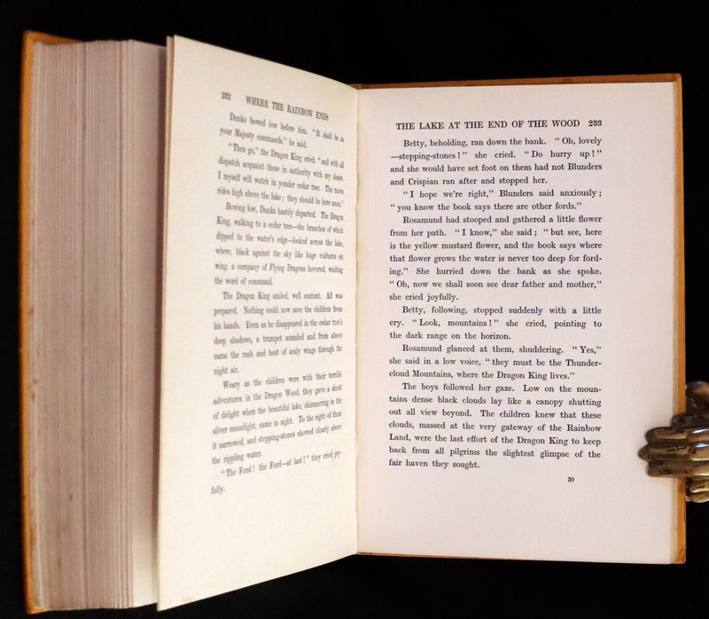 1925 Rare First Edition - Where the Rainbow Ends by Clifford Mills, illustrated by Leo Bates.