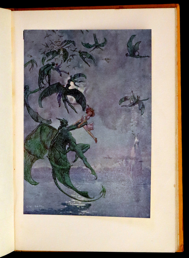 1925 Rare First Edition - Where the Rainbow Ends by Clifford Mills, illustrated by Leo Bates.