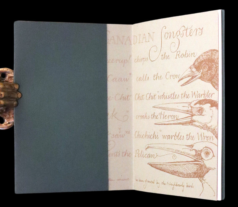 1995 Scarce Signed Anniversary  Edition - A Selection of Neighbourly Birds of the New World (Canada) by Charles Van Sandwyk.