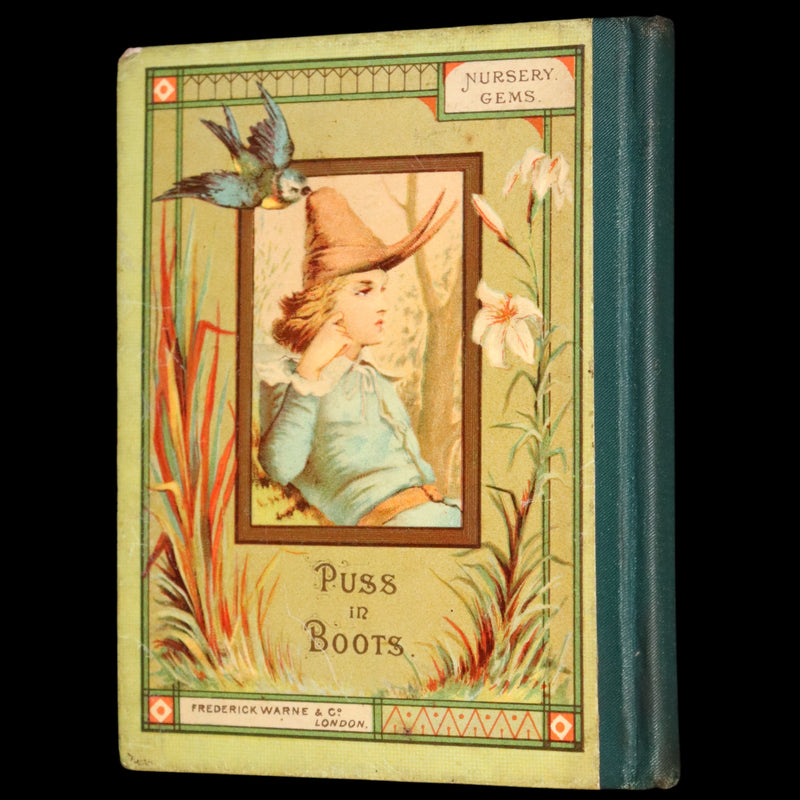 1880 Rare Edition - Puss in Boots Illustrated in color by Edward Killingworth Johnson.
