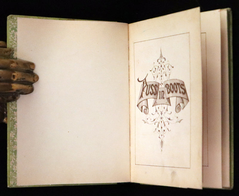 1880 Rare Edition - Puss in Boots Illustrated in color by Edward Killingworth Johnson.
