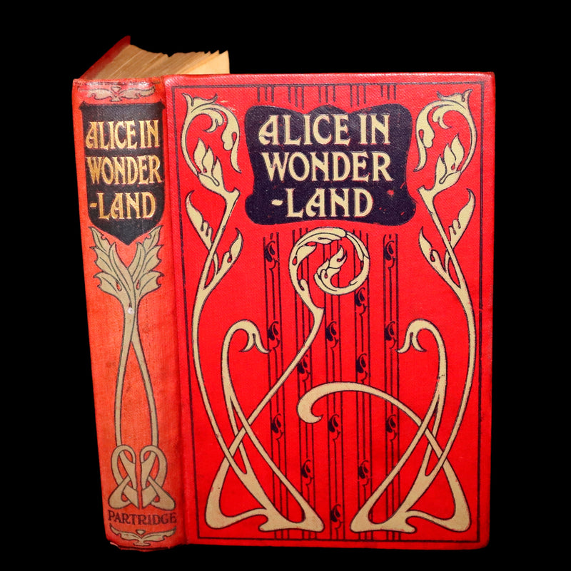 1908 Scarce Book - Alice's Adventures in Wonderland, 1st Edition Illustrated by K. M. Roberts.