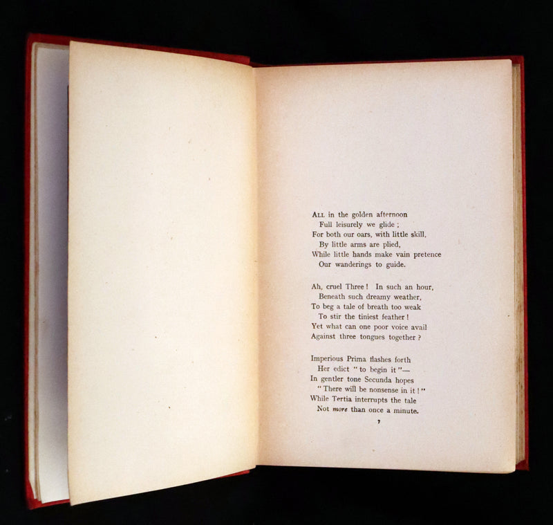 1908 Scarce Book - Alice's Adventures in Wonderland, 1st Edition Illustrated by K. M. Roberts.