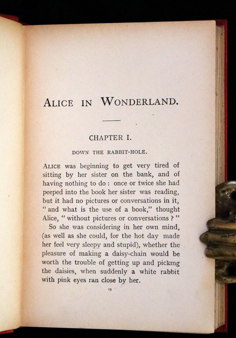 1908 Scarce Book - Alice's Adventures in Wonderland, 1st Edition Illustrated by K. M. Roberts.