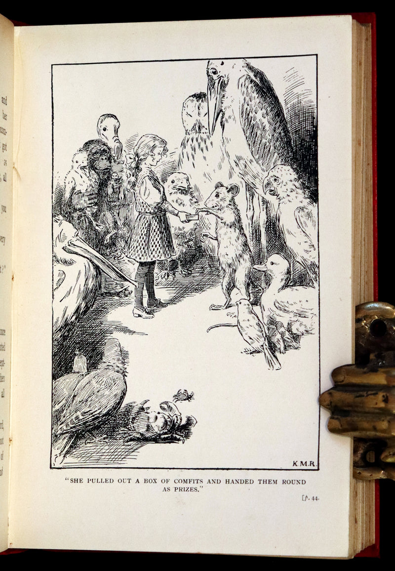 1908 Scarce Book - Alice's Adventures in Wonderland, 1st Edition Illustrated by K. M. Roberts.