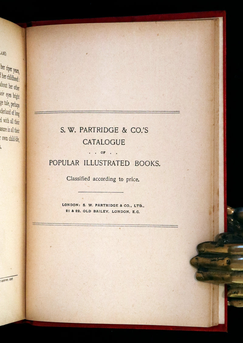 1908 Scarce Book - Alice's Adventures in Wonderland, 1st Edition Illustrated by K. M. Roberts.
