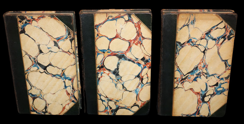 1846 Rare Book Set - The Romaunt of the Rose by Geoffrey Chaucer. A Medieval Poem.