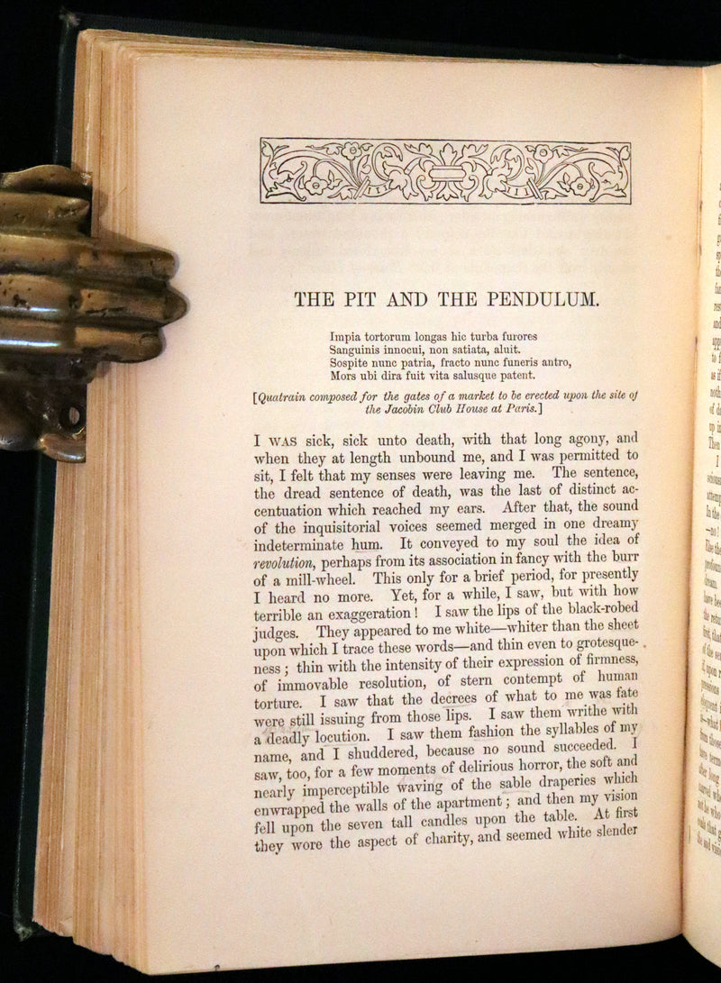 1890 Rare Book Set - The Works of Edgar Allan Poe (including Poems, Tales of Mystery and Imagination, Other).
