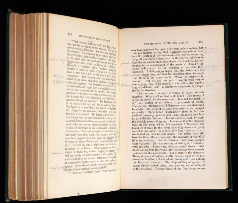 1890 Rare Book Set - The Works of Edgar Allan Poe (including Poems, Tales of Mystery and Imagination, Other).