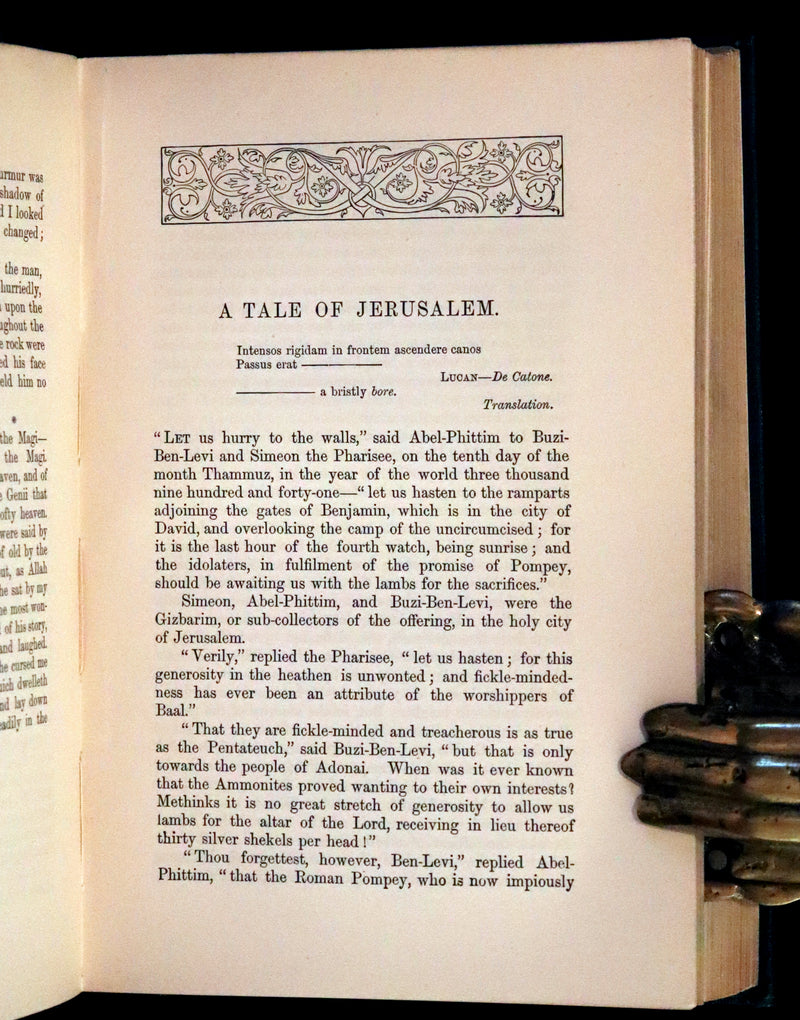 1890 Rare Book Set - The Works of Edgar Allan Poe (including Poems, Tales of Mystery and Imagination, Other).