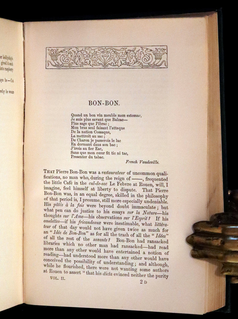 1890 Rare Book Set - The Works of Edgar Allan Poe (including Poems, Tales of Mystery and Imagination, Other).