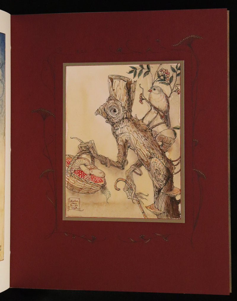 2009 Scarce First Edition - The Fairy Market by Charles van Sandwyk dedicated to Arthur Rackham.