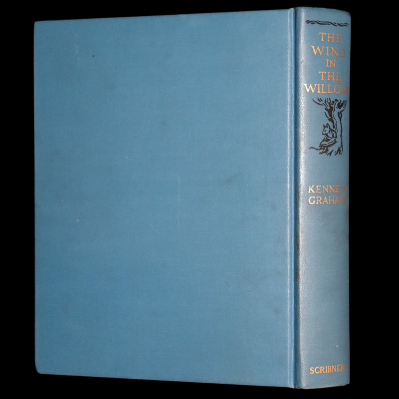 1937 Rare Book - The WIND IN THE WILLOWS by K. Grahame. Illustrated by Nancy Barnhart.