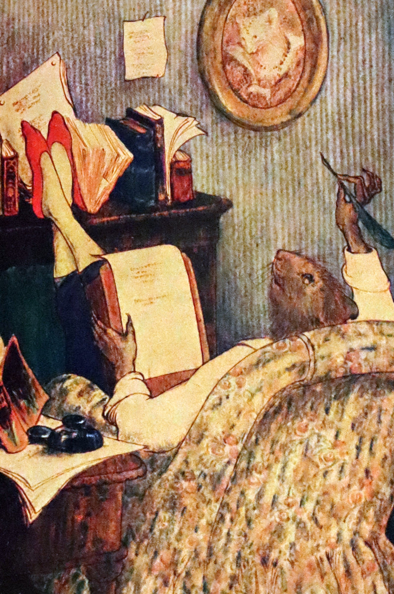 1937 Rare Book - The WIND IN THE WILLOWS by K. Grahame. Illustrated by Nancy Barnhart.