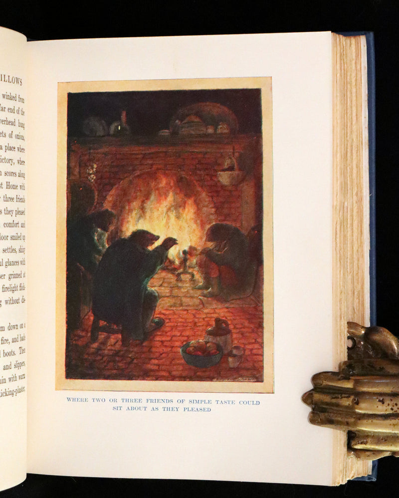 1937 Rare Book - The WIND IN THE WILLOWS by K. Grahame. Illustrated by Nancy Barnhart.