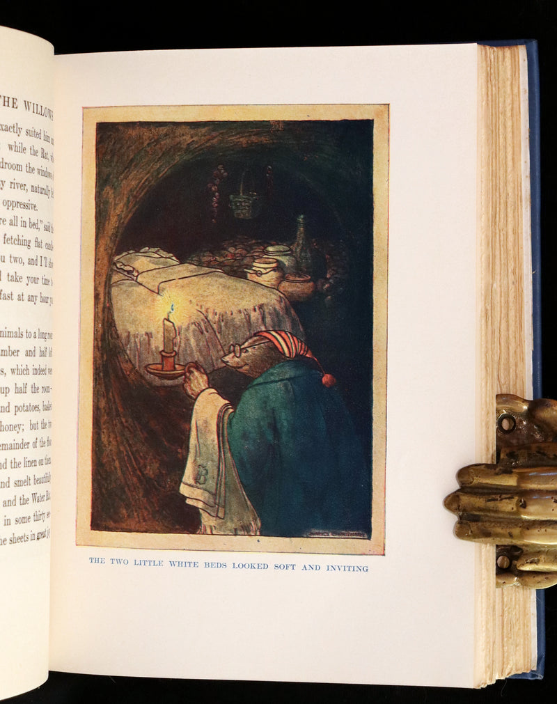 1937 Rare Book - The WIND IN THE WILLOWS by K. Grahame. Illustrated by Nancy Barnhart.