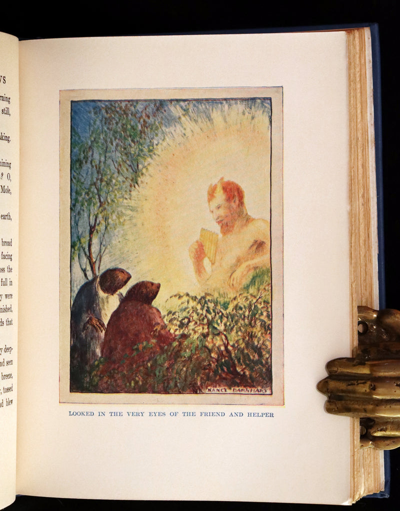 1937 Rare Book - The WIND IN THE WILLOWS by K. Grahame. Illustrated by Nancy Barnhart.