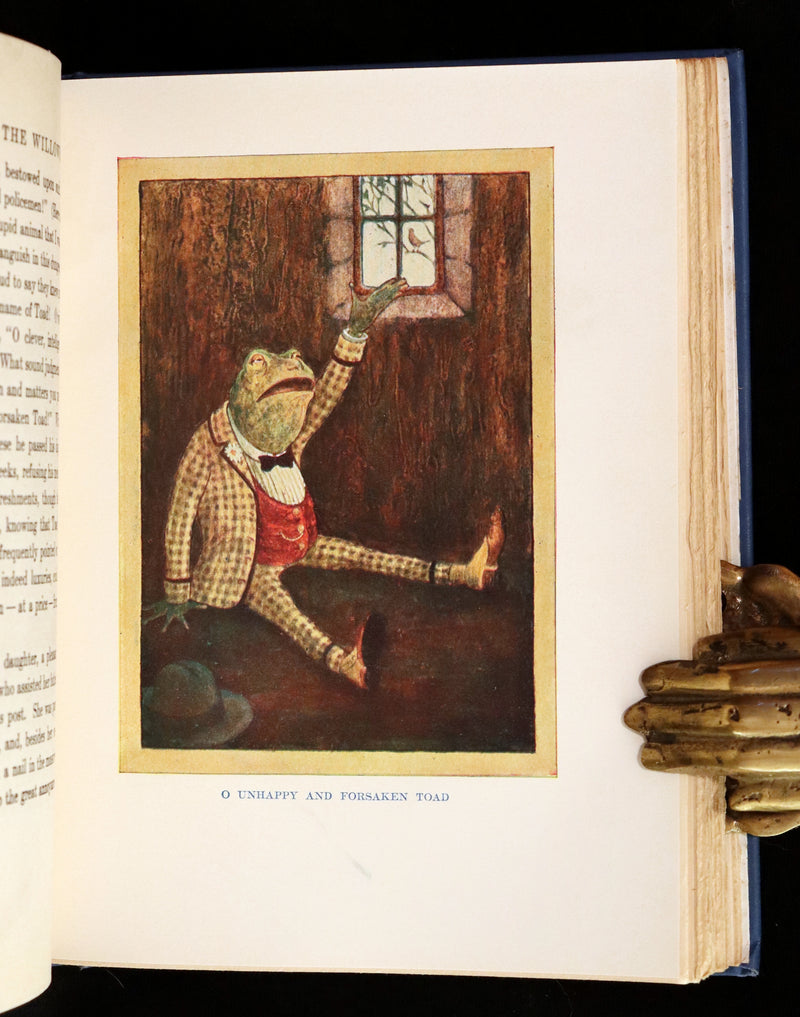 1937 Rare Book - The WIND IN THE WILLOWS by K. Grahame. Illustrated by Nancy Barnhart.