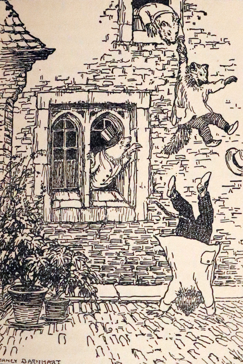 1937 Rare Book - The WIND IN THE WILLOWS by K. Grahame. Illustrated by Nancy Barnhart.