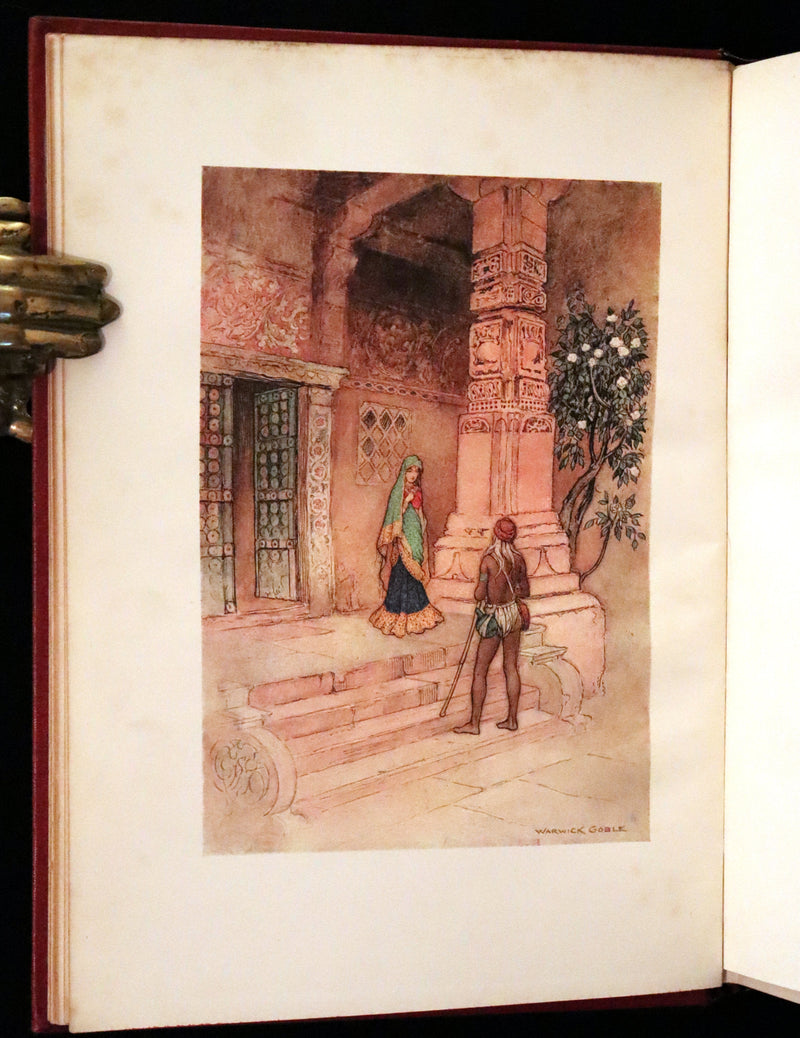 1912 Rare First Edition - Folk-Tales of Bengal Illustrated by Warwick Goble. Bengal's Fairy Tale.