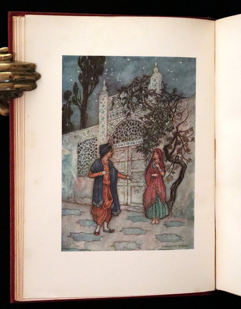 1912 Rare First Edition - Folk-Tales of Bengal Illustrated by Warwick Goble. Bengal's Fairy Tale.