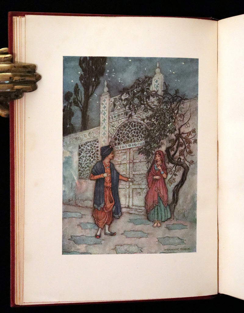 1912 Rare First Edition - Folk-Tales of Bengal Illustrated by Warwick Goble. Bengal's Fairy Tale.
