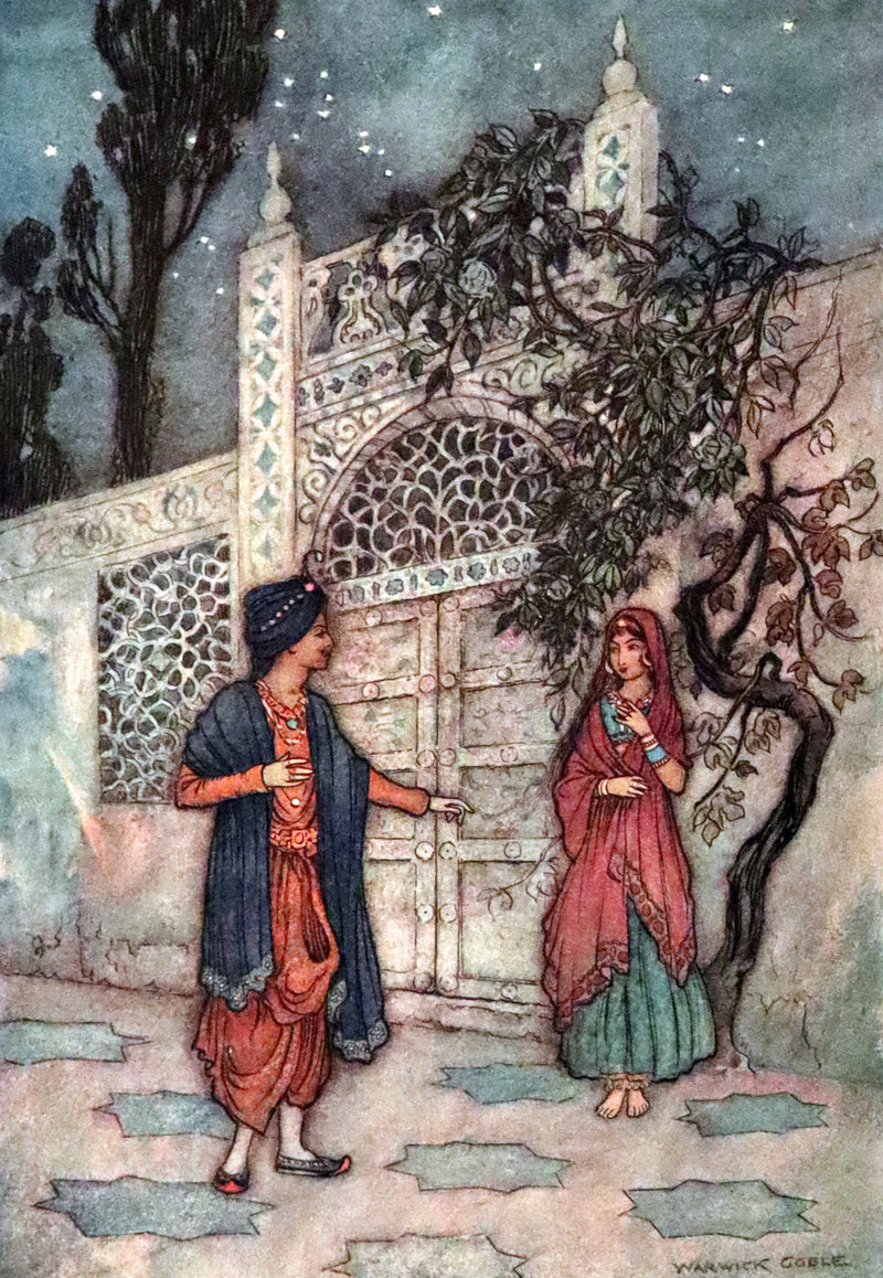 1912 Rare First Edition - Folk-Tales of Bengal Illustrated by Warwick Goble. Bengal's Fairy Tale.