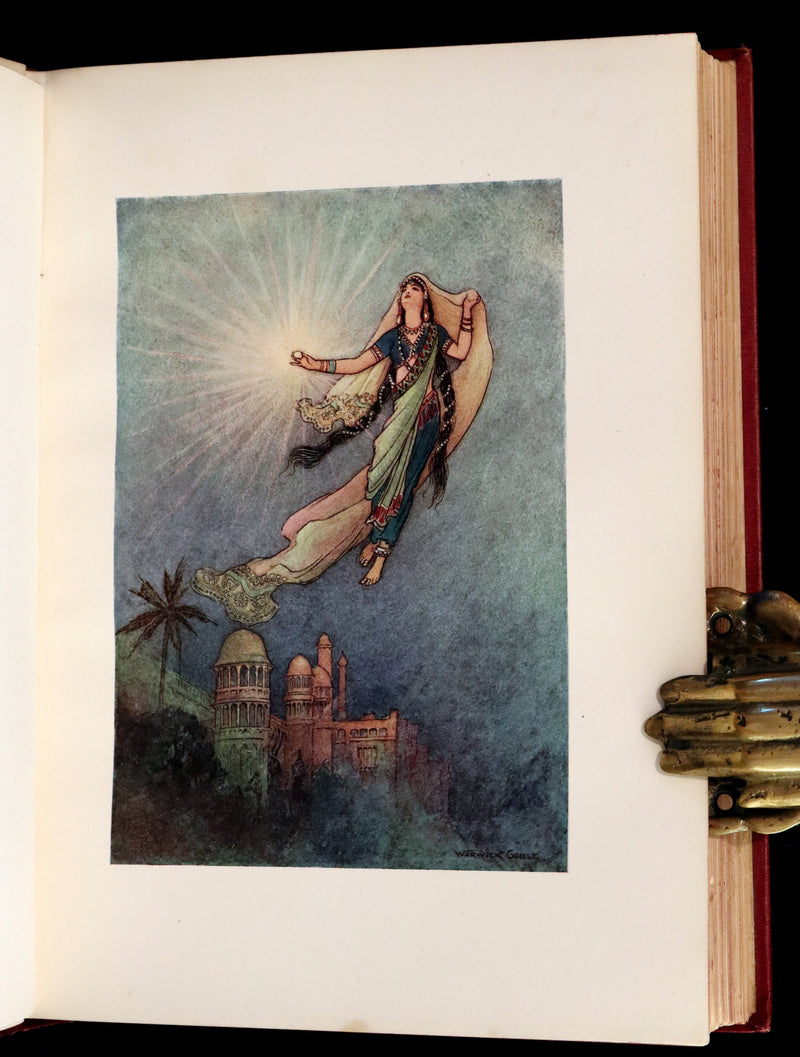 1912 Rare First Edition - Folk-Tales of Bengal Illustrated by Warwick Goble. Bengal's Fairy Tale.